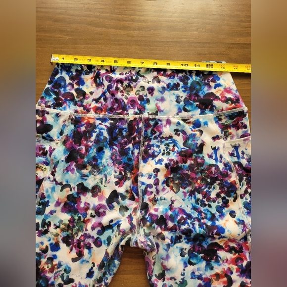 RBX Active Ultra Soft Cheetah Leopard Ankle Leggings Pocket Size L - Picture 5 of 9